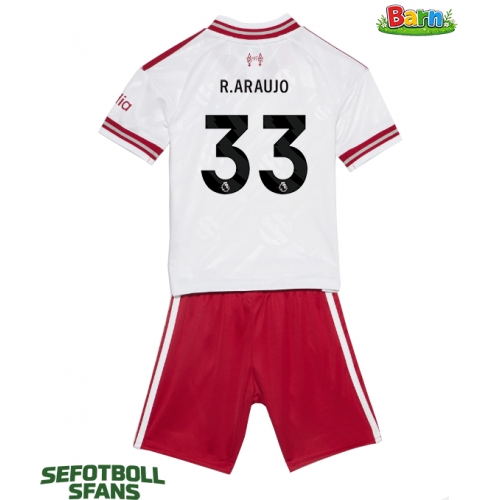 Liverpool Ronald Araujo #33 Bortaställ Barn 2026-27 Kortärmad (+ Korta byxor)